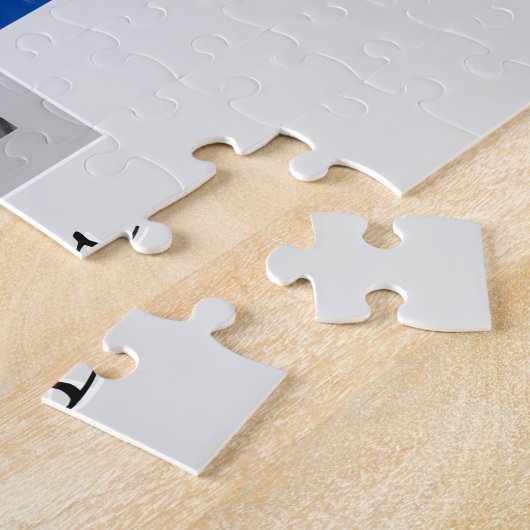 おばあちゃんパーソナライズされたの写真 ジグソーパズル (側面)