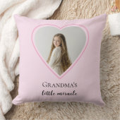 おばあちゃんパーソナライズされたの小さな奇跡のハート写真 クッション (ブランケット)