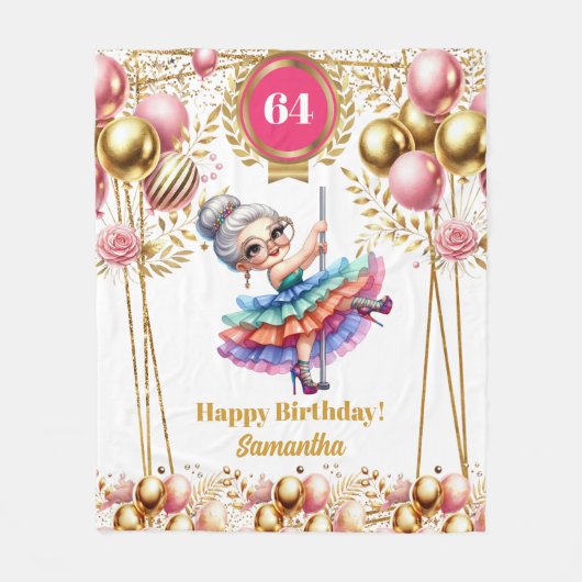 おばあちゃんパーソナライズされたの毛布のプレゼント フリースブランケット (正面)