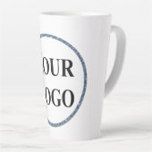 おばあちゃんパーソナライズされたギフトテンプレート追加ロゴ カフェラテマグ (右アングル)