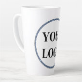 おばあちゃんパーソナライズされたギフトテンプレート追加ロゴ カフェラテマグ (左アングル)