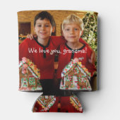 おばあちゃんパーソナライズされたクーラーボックスへの贈り物 缶クーラー (裏面)