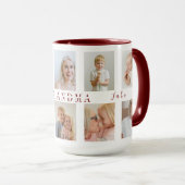 おばあちゃんパーソナライズされたコンボマグカップ | カスタム写真 マグカップ (正面右)