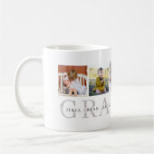 おばあちゃんパーソナライズされたフォトマグカップ コーヒーマグカップ (左)