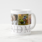 おばあちゃんパーソナライズされたフォトマグカップ ジャンボコーヒーマグカップ (正面右)