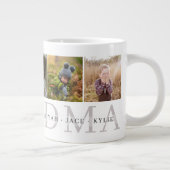 おばあちゃんパーソナライズされたフォトマグカップ ジャンボコーヒーマグカップ (右)