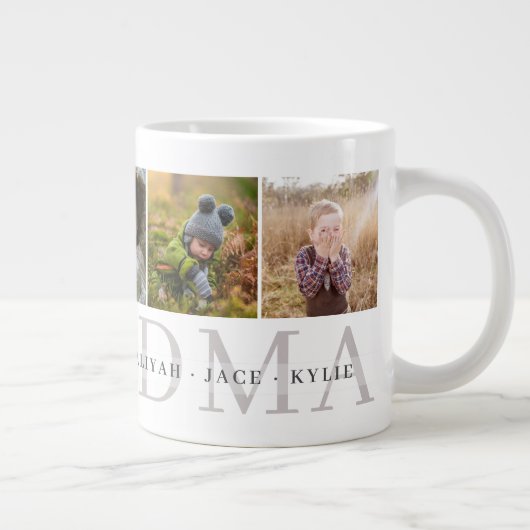 おばあちゃんパーソナライズされたフォトマグカップ ジャンボコーヒーマグカップ (右)