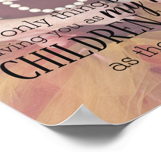 おばあちゃんパーソナライズされたフォト引用文ポスター ポスター (角)