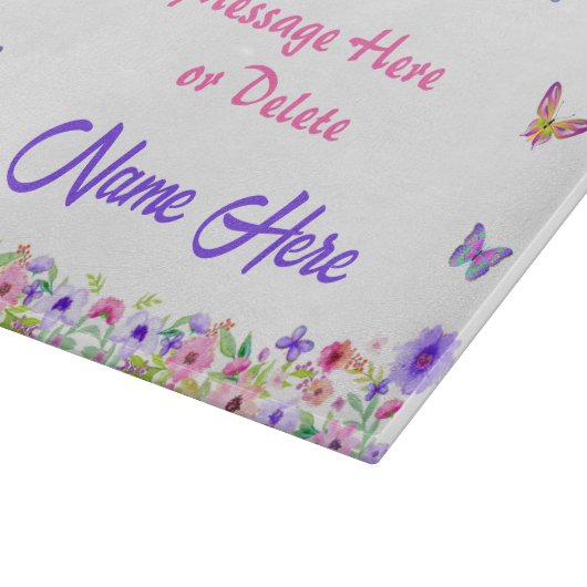 おばあちゃんパーソナライズされたママ用ガラスのカッティングボード カッティングボード (角)