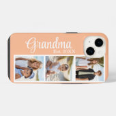 おばあちゃんパーソナライズされた写真 iPhoneケース (裏面横)