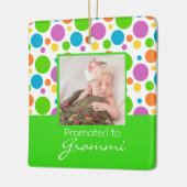 おばあちゃんパーソナライズされた初めてのクリスマスオーナメント セラミックオーナメント (左)