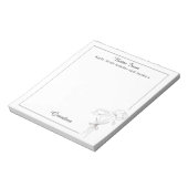 おばあちゃんパーソナライズされた文房具紙フローラセット ノートパッド (回転)