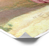 おばあちゃんビクトリアンのためのイースターリリーの女の子 ポスター (角)