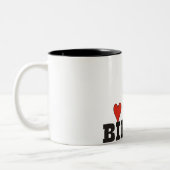 おばあちゃんビンゴ大好き ツートーンマグカップ (左)