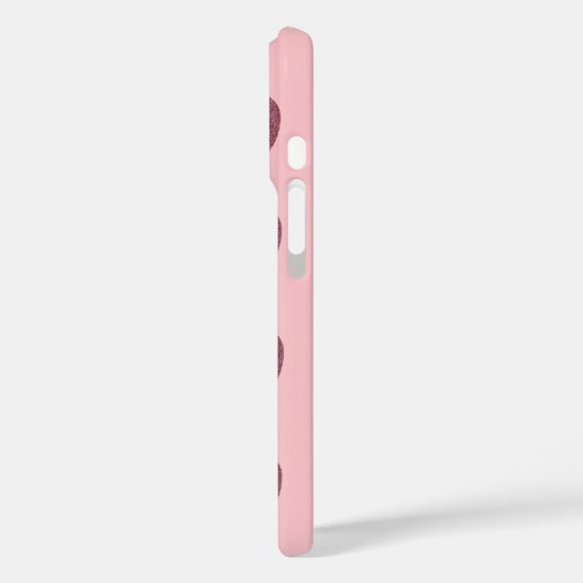 おばあちゃんピンクハート孫フォトコラージュ Case-Mate iPhoneケース (裏面 / 左)