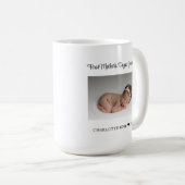 おばあちゃんファースト・マザーズ・デイ新生児写真 コーヒーマグカップ (正面右)