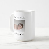 おばあちゃんファースト・マザーズ・デイ新生児写真 コーヒーマグカップ (正面左)