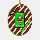 おばあちゃんフォトオーナメント セラミックオーナメント (右)