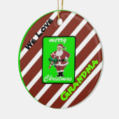 おばあちゃんフォトオーナメント セラミックオーナメント (左)