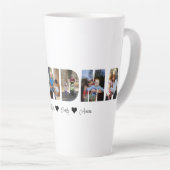 おばあちゃんフォトコラージュラテMAG 7枚 カフェラテマグ (右アングル)