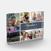 おばあちゃんフォトコラージュ最高のファミリ フォトブロック (左)