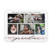 おばあちゃんフォトコラージュ記念 マグネット (横)