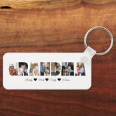 おばあちゃんフォトコラージュKeychainと7枚の写真 キーホルダー (正面)