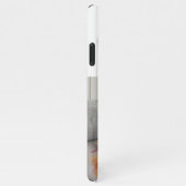 おばあちゃんフォトシーブルータイポグラフィマザーズの日 iPhoneケース (右側)