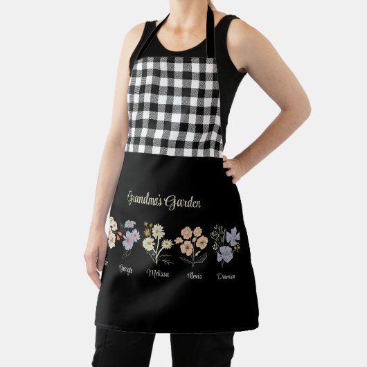 おばあちゃんフラワーガーデンカスタム5名ヴィンテージフローラ エプロン (インサイチュ)
