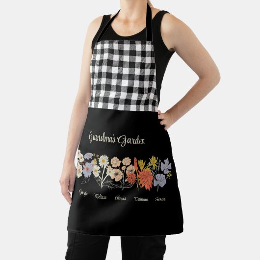おばあちゃんフラワーガーデンカスタム6名ヴィンテージフローラ エプロン (インサイチュ)