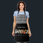 おばあちゃんフラワーガーデンカスタム7名前ヴィンテージフローラ エプロン<br><div class="desc">この祖母のガーデンフラワーとグランドキッズ名カスタムデザインは、ヴィンテージの魅力と暖かさの楽しいブレンドパーソナライズされたである。それは彼女の家に植物園の美しいを持ち込む任意の祖母の避難所に完璧な追加である。おばあちゃん素晴らしの庭の本質を捉えたヴィンテージの花イラストレーションを搭載し、お母様の日にユニーク理想的な誕生日プレゼントである。このボホインスパイアフローラデザインは、どの宇宙にも時代を超越したエレガンスのtouchを加え、居心地の良い魅力的な雰囲気を作り出している。愛でデザインされたカスタムこの商品は、愛する孫の名前を含めて個人touchを追加することができる。カスタマイズ可能な文字は、家族の絆を持つ一つの種類のギフト祝を確実に確保する。息子と娘の名前を含めると、気持ちの層が追加され、おばあちゃんの大切な記念品となる。フローラのモチーフとパーソナライズされた孫の名前は、おばあちゃんが大切にする傑作だ。この思慮深く感傷的な贈り物であなたの祖母を驚かせ、彼女の庭を見て彼女の顔が光る来のを見なさい。</div>