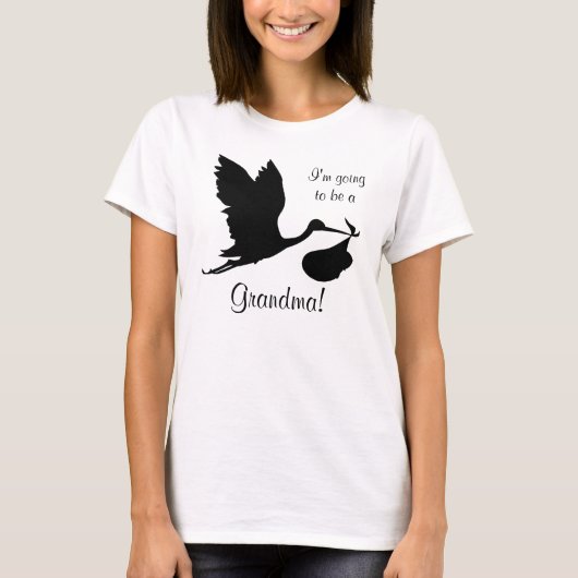 おばあちゃんブラックストークになる Tシャツ (正面)