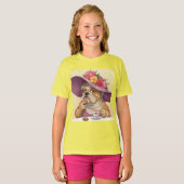 おばあちゃんブルドッグ&ティーパーティーby Natasha Us Tシャツ (正面フル)