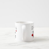 おばあちゃんプリントTシャツとギフト エスプレッソカップ (裏面)