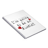 おばあちゃんプリントTシャツとギフト ノートブック (右側)