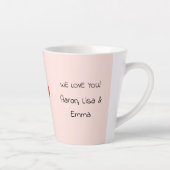 おばあちゃんプレゼント、大好き。 カフェラテマグ (右)