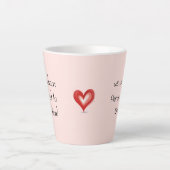 おばあちゃんプレゼント、大好き。 カフェラテマグ (正面)