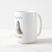 おばあちゃんプレゼント – 孫の名前&写真 –  コーヒーマグカップ (正面右)