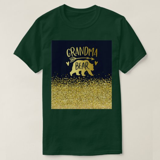 おばあちゃんベアベアファミリー Tシャツ (デザイン正面)