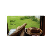 おばあちゃんベーキング住所 シール (正面)