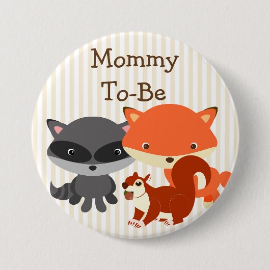 おばあちゃんボタンウッドランズテーマ 缶バッジ (正面)