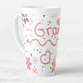 おばあちゃんマグ カフェラテマグ (左アングル)