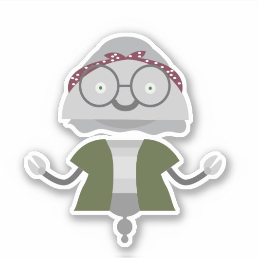 おばあちゃんミア シール (正面)