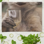 おばあちゃんメルカトのワイン時間。 キッチンタオル (折り畳み)