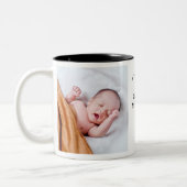 おばあちゃんモダンに素晴らし昇進2写真かわいい ツートーンマグカップ (左)