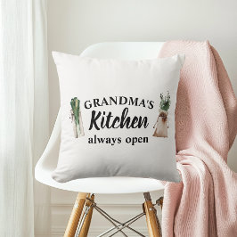 おばあちゃんモダンの台所はいつも開いたギフト最高のだ クッション