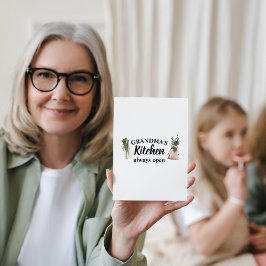 おばあちゃんモダンの台所はいつも開いたギフト最高のだ シーズンカード