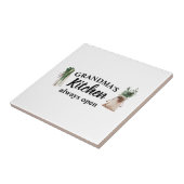 おばあちゃんモダンの台所はいつも開いたギフト最高のだ タイル (側面)