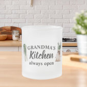 おばあちゃんモダンの台所はいつも開いたギフト最高のだ フロストグラスマグカップ