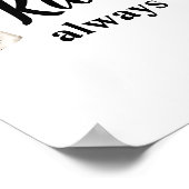 おばあちゃんモダンの台所はいつも開いたギフト最高のだ ポスター (角)